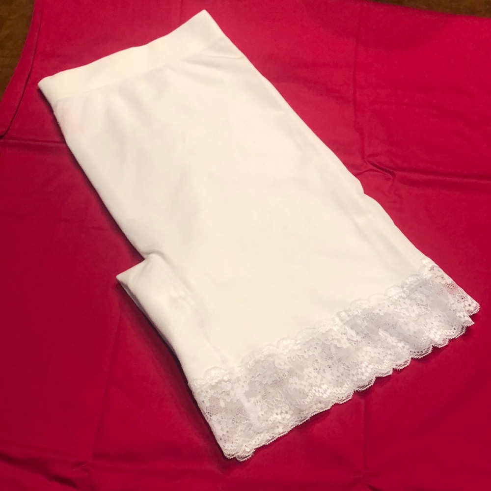 White Lace Trim shape wear